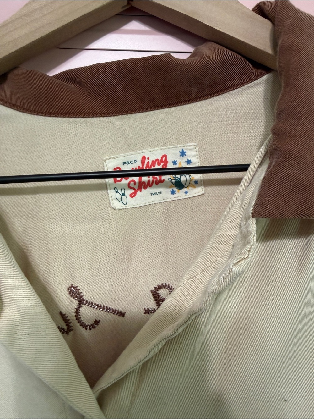 P&Co Chasing Sunsets Cropped Bowling Shirt - Picture 2 of 4
